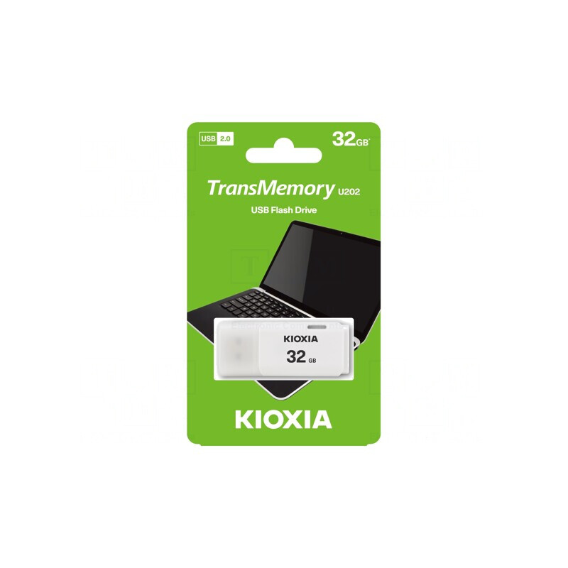 Memorie USB 32GB USB 2.0 HAYABUSA Albă | Electronic-mag.ro | Componente Electronice