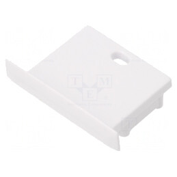 Obturator LED Profil Alb 20 Buc cu Orificiu | Electronic-mag.ro | Componente Electronice