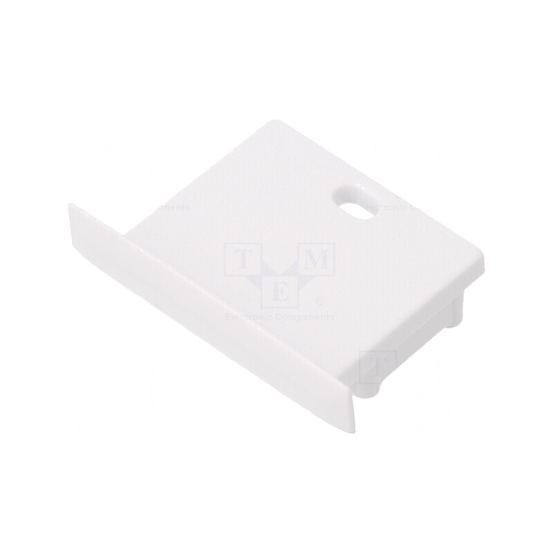 Obturator LED Profil Alb 20 Buc cu Orificiu | Electronic-mag.ro | Componente Electronice
