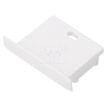Obturator LED Profil Alb 20 Buc cu Orificiu | Electronic-mag.ro | Componente Electronice