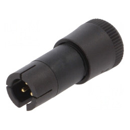 Conector Circular Mufă 3 PIN Aurit 3A