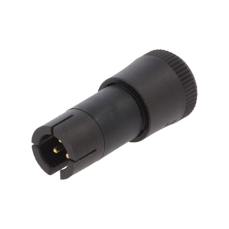 Conector Circular Mufă 3 PIN Aurit 3A | Electronic-mag.ro | Componente Electronice
