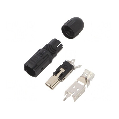 Conector Single Pair Ethernet T1 Industrial 2 PIN Tată | Electronic-mag.ro | Componente Electronice