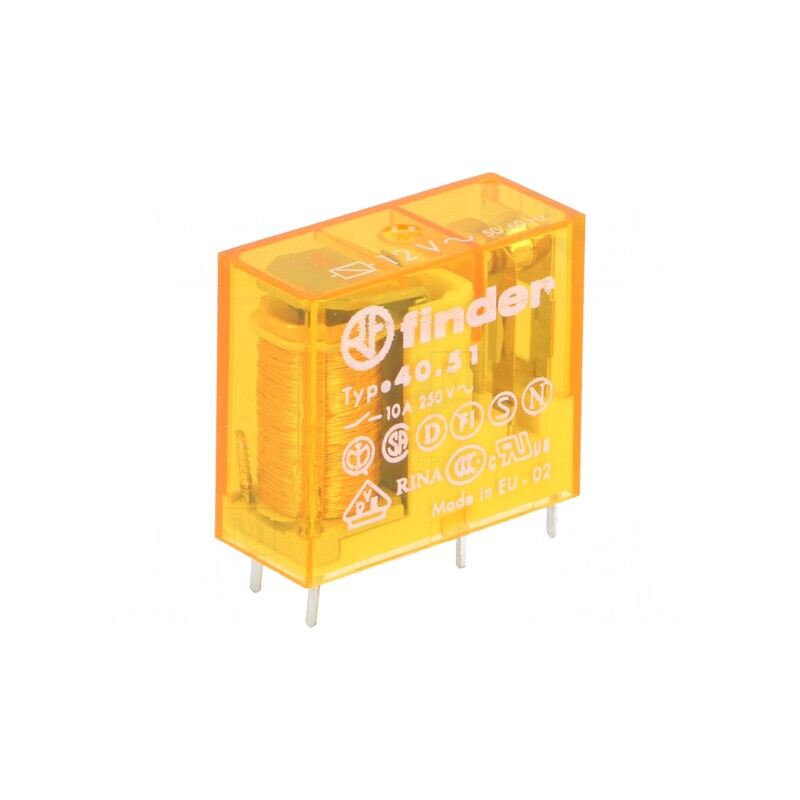Releu electromagnetic SPDT 12VAC 15A | Electronic-mag.ro | Componente Electronice