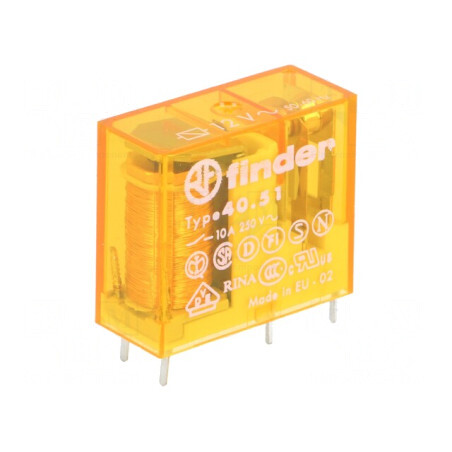 Releu electromagnetic SPDT 12VAC 15A | Electronic-mag.ro | Componente Electronice