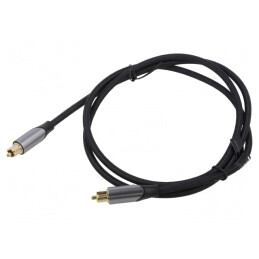 Cablu Toslink Negru Aurit 2m | Electronic-mag.ro | Componente Electronice