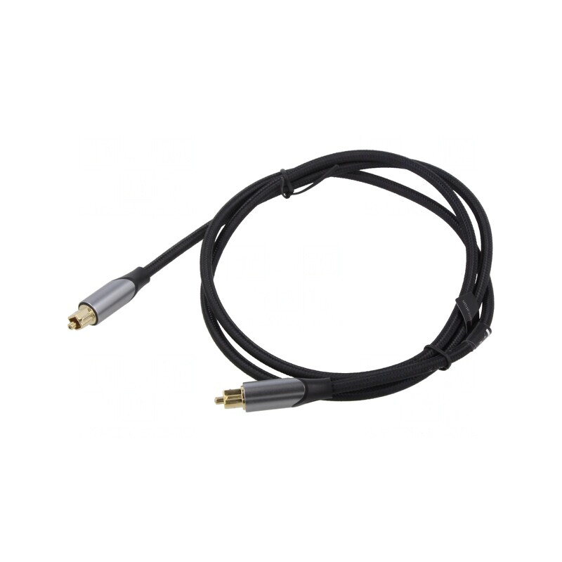 Cablu Toslink Negru Aurit 2m | Electronic-mag.ro | Componente Electronice