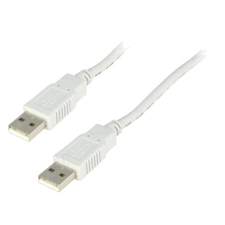 "Cablu USB 2.0 5m Gri Deschis USB A la USB A" | Electronic-mag.ro | Componente Electronice