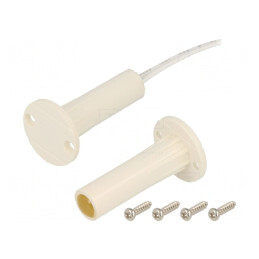 Senzor Reed cu Cablu 0,25m 20mm Rază 250mA | Electronic-mag.ro | Componente Electronice