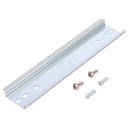 Șină DIN oțel 35mm x 7,5mm x 144mm pentru carcase | Electronic-mag.ro | Componente Electronice