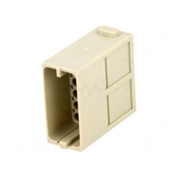 Conector HDC Han-Modular Tată 17 Pin Fără Contacte | Electronic-mag.ro | Componente Electronice