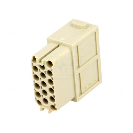 Conector HDC Modul Mamă Han-Modular 17PIN Fără Contacte | Electronic-mag.ro | Componente Electronice
