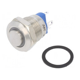 Comutator Anti-Vandalism Roșu IP65 2A 36VDC | Electronic-mag.ro | Componente Electronice