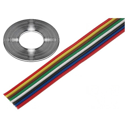 Cablu Bandă TLWY 6x0,5mm2 PVC Cu Neecranat | Electronic-mag.ro | Componente Electronice