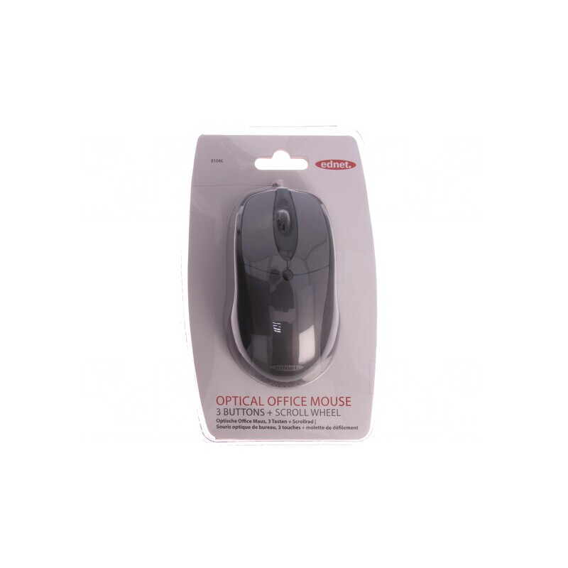 Mouse optic negru USB cu cablu 1,5m PnP | Electronic-mag.ro | Componente Electronice
