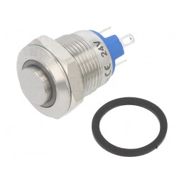 Comutator Anti-Vandalism IP65 Ø12mm 2A 36VDC | Electronic-mag.ro | Componente Electronice