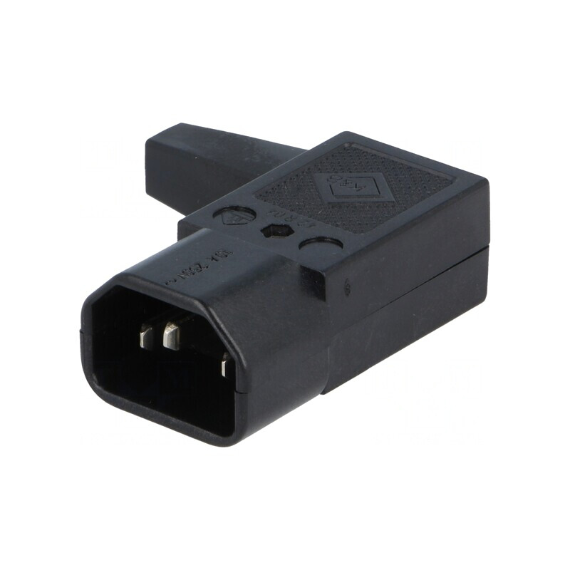Conector Alimentare AC Mufă Tată 10A C14 | Electronic-mag.ro | Componente Electronice