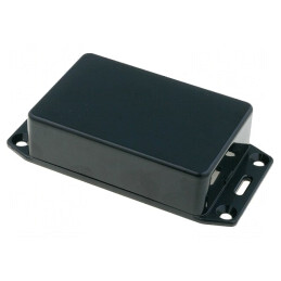 Carcasă universală neagră 56x85x25mm IP54 ABS | Electronic-mag.ro | Componente Electronice
