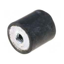 Atenuator de Vibrații M10 50mm Guma 2225N | Electronic-mag.ro | Componente Electronice