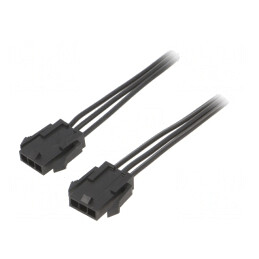 Cablu Micro-Fit 3.0 tată-tată 0.4m PVC 4A