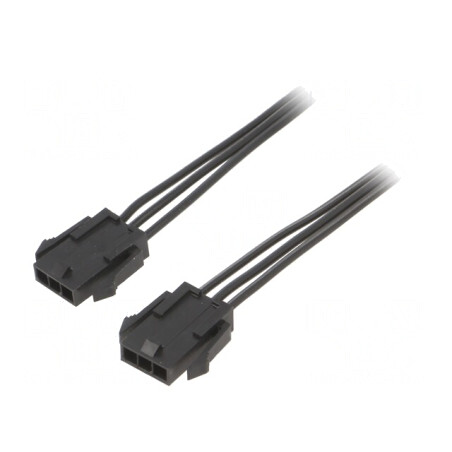 Cablu Micro-Fit 3.0 tată-tată 0.4m PVC 4A | Electronic-mag.ro | Componente Electronice
