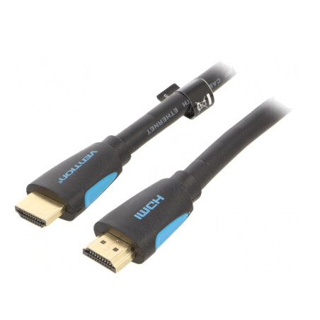 Cablu HDMI 2.0 3m Negru PVC | Electronic-mag.ro | Componente Electronice
