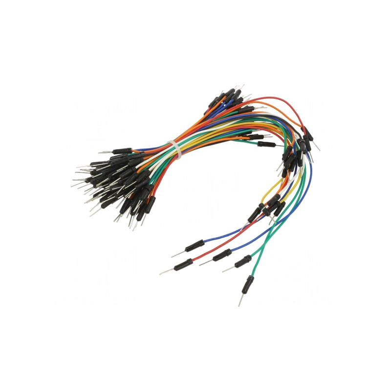 Cablu Conectare Tată-Tată Culori Diverse 65 Buc. | Electronic-mag.ro | Componente Electronice