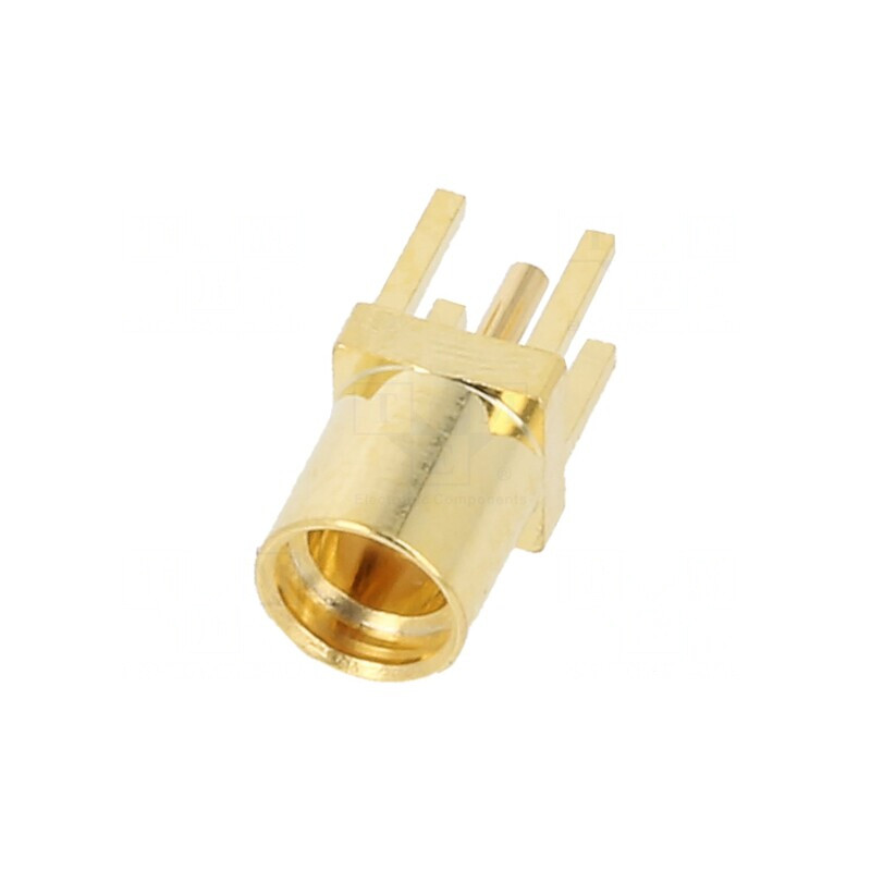 Conector MMCX Mamă 50Ω THT PCB Aurit | Electronic-mag.ro | Componente Electronice