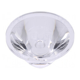 Lentilă LED Rotundă Transparentă PMMA 3-7° | Electronic-mag.ro | Componente Electronice