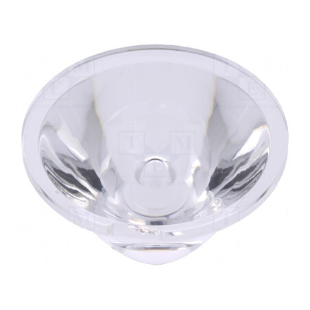 Lentilă LED Rotundă Transparentă PMMA 3-7° | Electronic-mag.ro | Componente Electronice