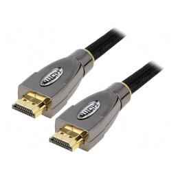 Cablu HDMI 1.4 PVC Textil 1.8m | Electronic-mag.ro | Componente Electronice