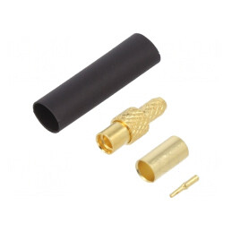 Mufă MMCX Mamă Dreaptă 50Ω RG174 PTFE | Electronic-mag.ro | Componente Electronice