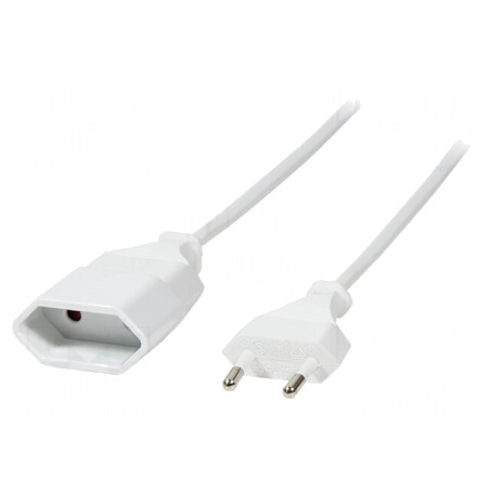 Prelungitor Alb 3m 1 Priză | Electronic-mag.ro | Componente Electronice