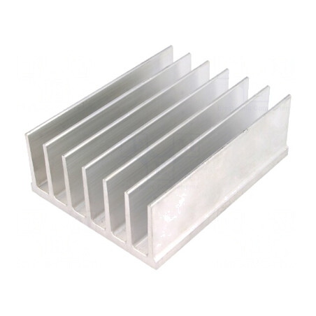 Radiator extrudat cu aripioare 100x78x35mm | Electronic-mag.ro | Componente Electronice