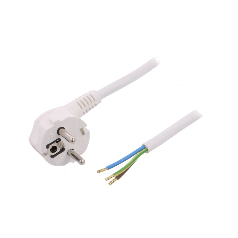 Cablu Alb PVC 3x1,5mm2 1,8m 16A 250V | Electronic-mag.ro | Componente Electronice Cablu Alb PVC 3x1,5mm2 1,8m 16A 250V | Electronic-mag.ro | Componente Electronice