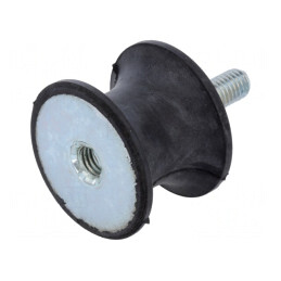 Atenuator de Vibrații M8 40mm Guma 30mm 1096N | Electronic-mag.ro | Componente Electronice