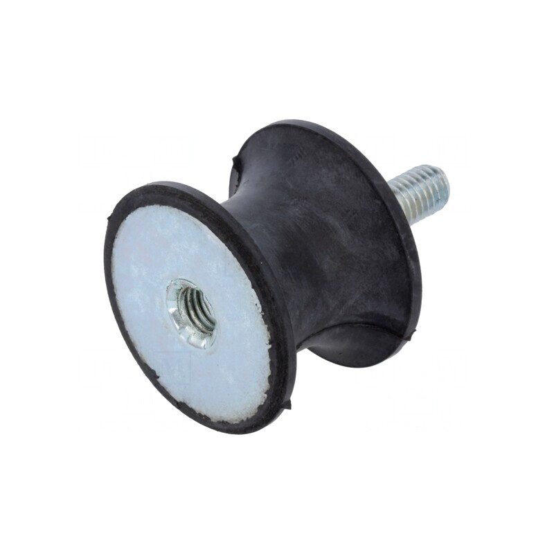 Atenuator de Vibrații M8 40mm Guma 30mm 1096N | Electronic-mag.ro | Componente Electronice