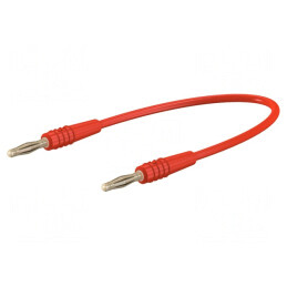 Cablu de măsurare neizolat 10A 75mm roșu | Electronic-mag.ro | Componente Electronice