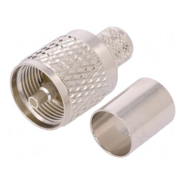 Mufă UHF Tată Drept Crimpat pe Cabluri KX13 RG214 | Electronic-mag.ro | Componente Electronice