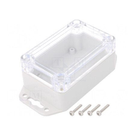Carcasă Universală ABS Gri Deschis 60x90x40mm | Electronic-mag.ro | Componente Electronice