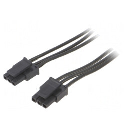 Cablu Micro-Fit 3.0 mamă-mamă 0,2m 4A PVC