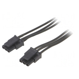 Cablu Micro-Fit 3.0 mamă-mamă 0,2m 4A PVC | Electronic-mag.ro | Componente Electronice