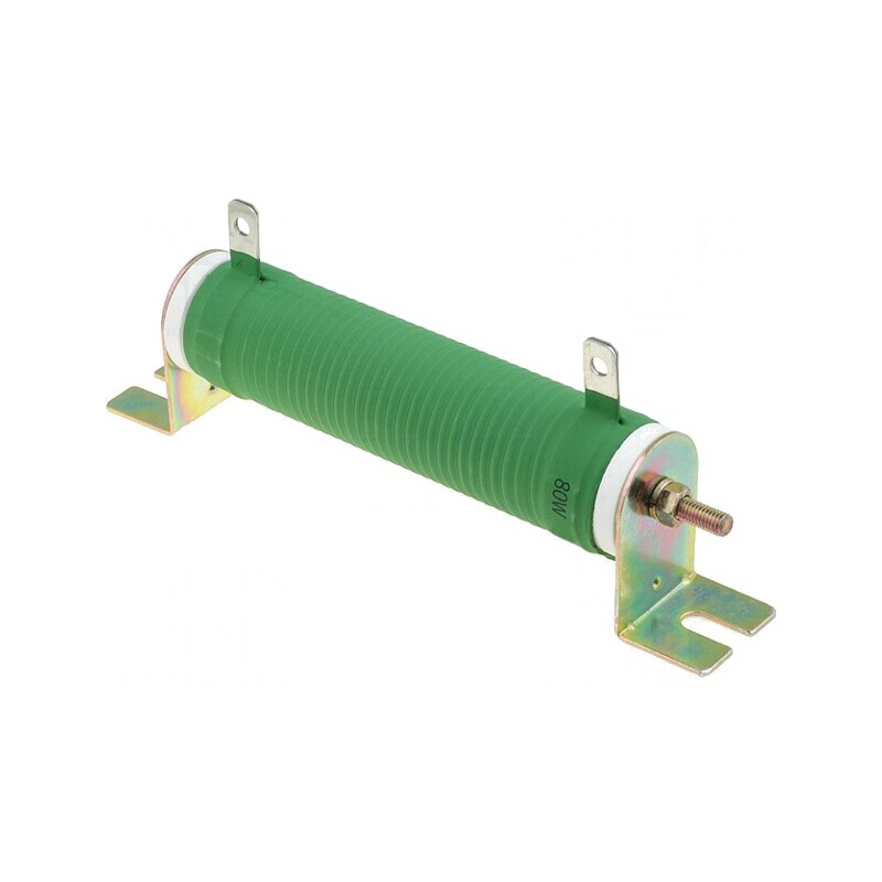 Rezistor Bobinat 220Ω 80W cu Ochiuri | Electronic-mag.ro | Componente Electronice