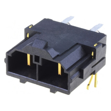 Soclu cablu-placă Mini-Fit Sr 10mm 2 pini aurit | Electronic-mag.ro | Componente Electronice