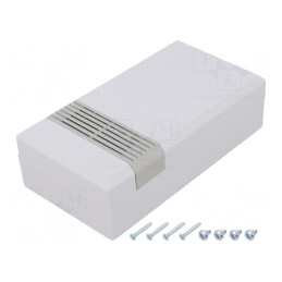 Carcasă Universală Ventilată ABS Gri 67x125x40mm | Electronic-mag.ro | Componente Electronice