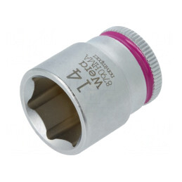 Cheie Tubulară Hexagonală 14mm 1/4" 23mm Oțel Crom-Vanadiu | Electronic-mag.ro | Componente Electronice