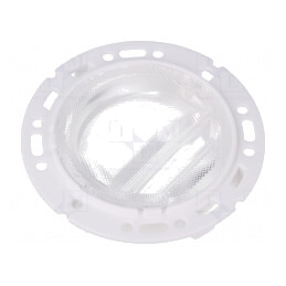Lentilă LED rotundă transparentă PMMA | Electronic-mag.ro | Componente Electronice