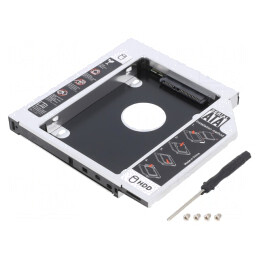 Carcasă Hard Disk 2,5" SATA Neagră | Electronic-mag.ro | Componente Electronice