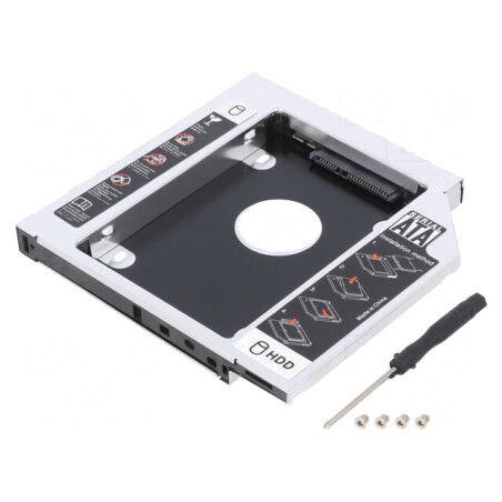 Carcasă Hard Disk 2,5" SATA Neagră | Electronic-mag.ro | Componente Electronice