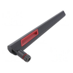 Antena SMA Roșu-Negru 2.4-5.8GHz 5dBi | Electronic-mag.ro | Componente Electronice